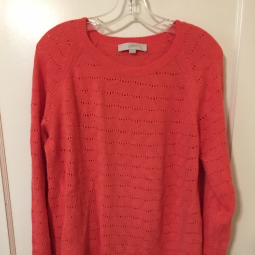 Coral sweater